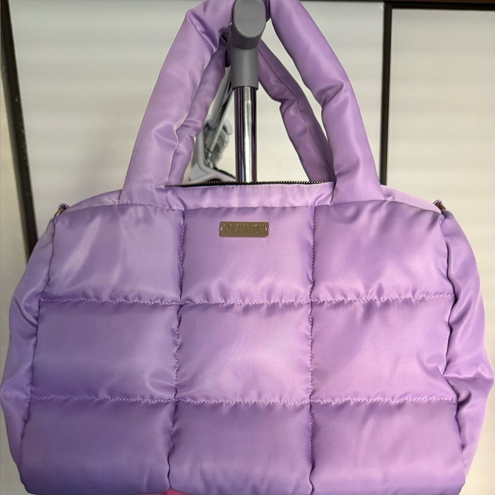 P.E Nation Lavender Quilted Tote Bag